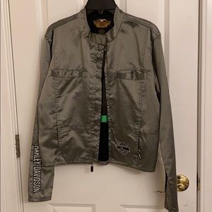 Grey Harley Davidson Nylon Jacket